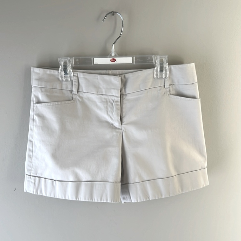 Express Editor cuffed short 4 inch inseam